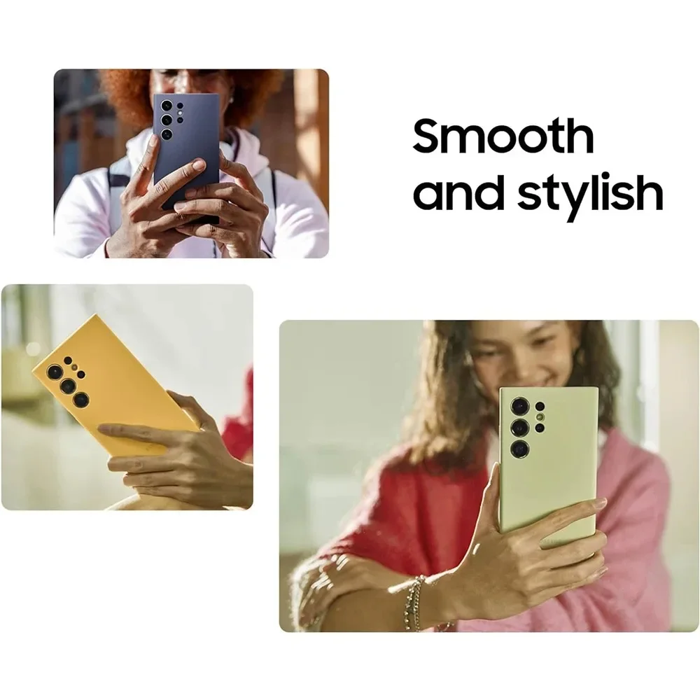 Oryginał do Samsung Galaxy S24 Ultra Case Wysokiej jakości miękki silikonowy pokrowiec S24Ultra Etui na telefon Shell & Box EF-PS928TGEG — zdjęcie produktu 6