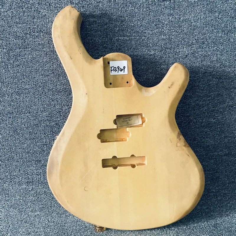 FB949 Custom Electric Bass Unfinished PJB Bass Body in Solid Basswood Right Hand Version for Replace Stock Items DIY Use