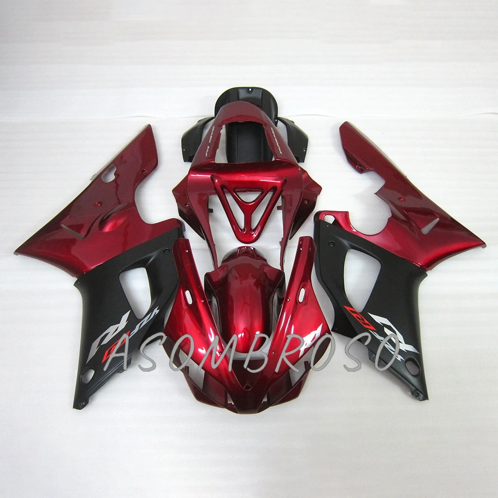 Chinese Motorcycle Fairing Kit for Yamaha 2000 2001 YZFR1 00 01 YZF-R1 1000CC 100% Fit Injection Bodywork Aftermarket Red Black