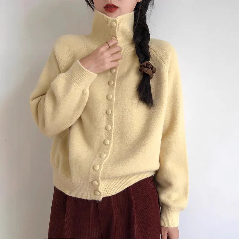 Maglioni Maglioni Cardigan Donna Bohemios Acrilico SSoftly Filo Fidanzata Club Party Stretto Glam Lucido SSoftling Moda da sera