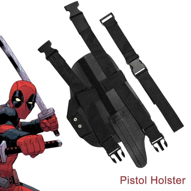 SN60 DEADPOOL Swords Belt Pistol Holster Adults Children Cosplay Costume Accessories Props Boys Toys Birthday Christmas Gift1@j$