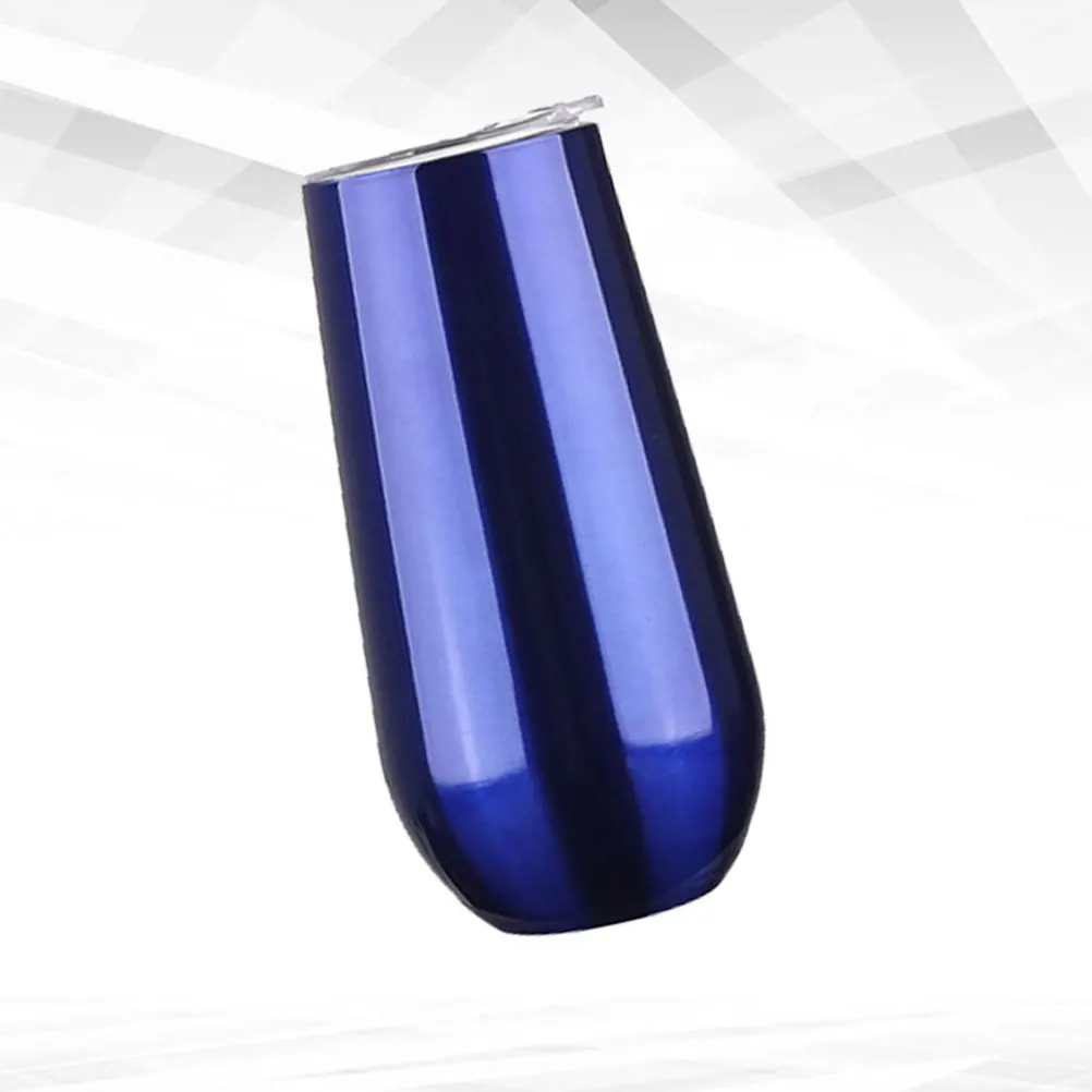

Shape Stainless Steel Insulated Vacuum Tumbler Portable Car Cup Travel Outdoor Sports Blue Water Cup Cocktail