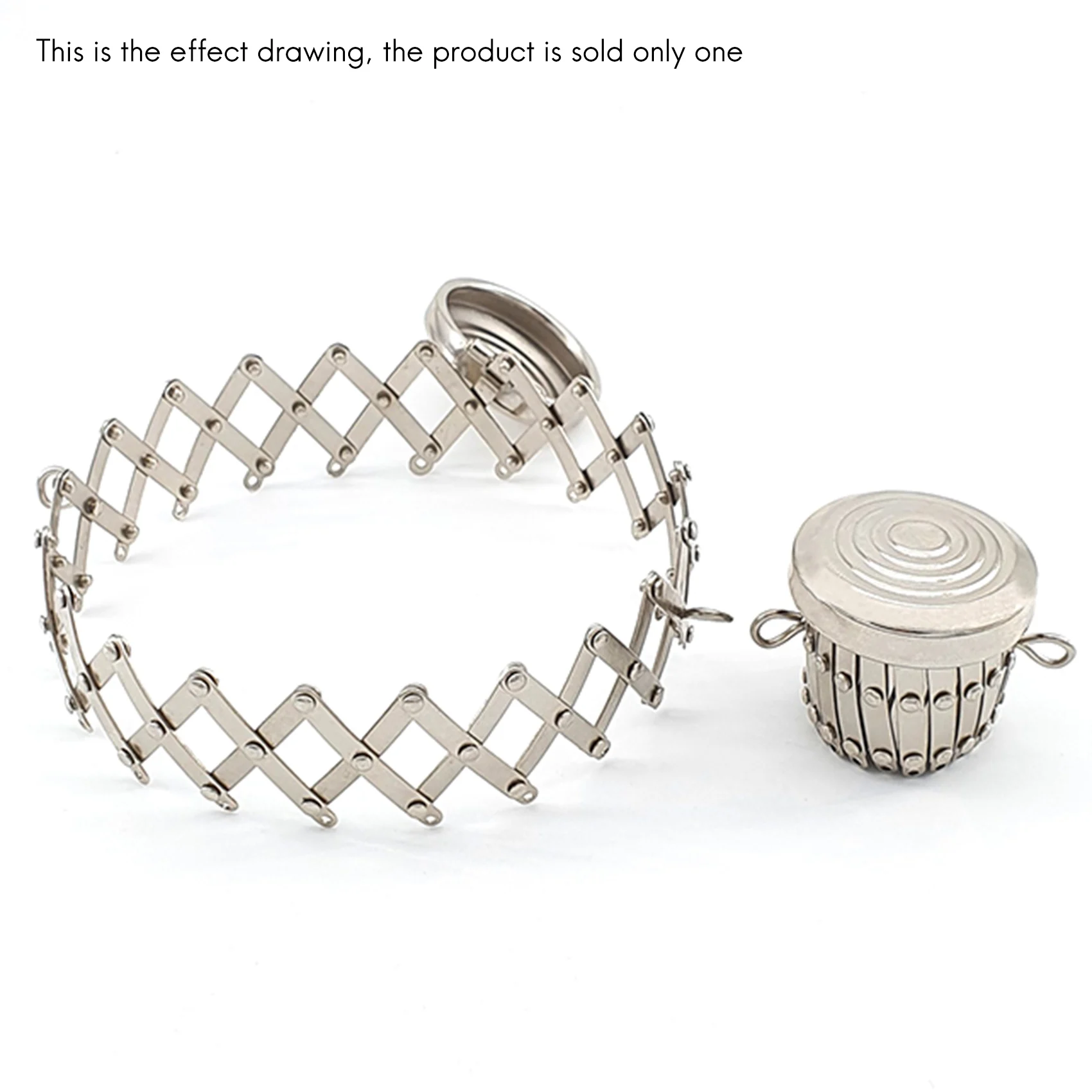 Round Bags Hardware Purse Frame Parts Pen Bag Clutch Frame Clasp Coin Cylinder Purse Accessories(Silver)