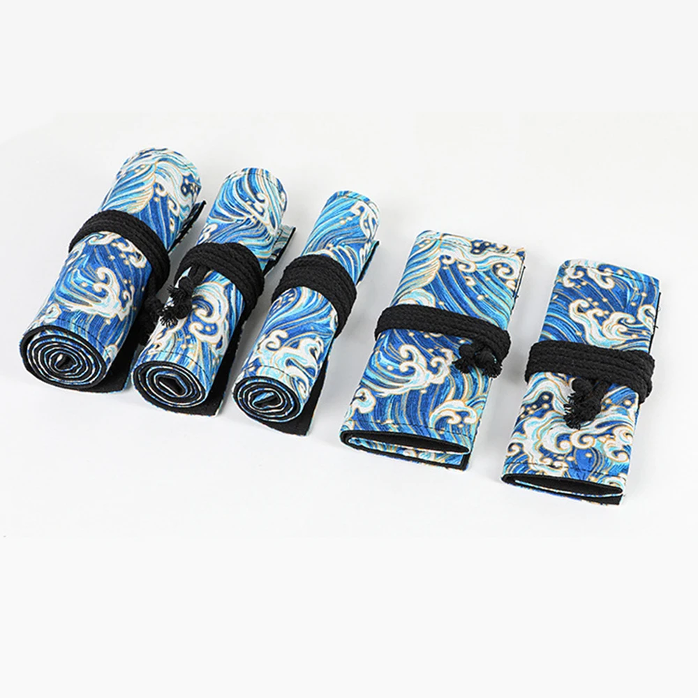 Bold Binding Rope Stationery Storage Bundle tenda per penna resistente facile accesso non facile da perdere scatola di cancelleria tela addensata