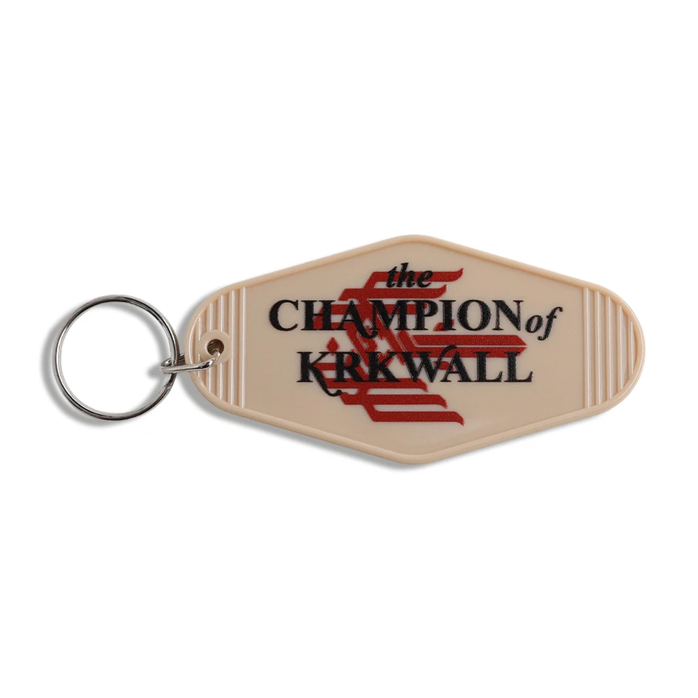 LLavero del campeón de Kirkwall, llavero con escudo familiar Hawke, llavero inspirado en la edad del dragón, etiqueta para llave de Motel, accesorio de regalo para seguidores