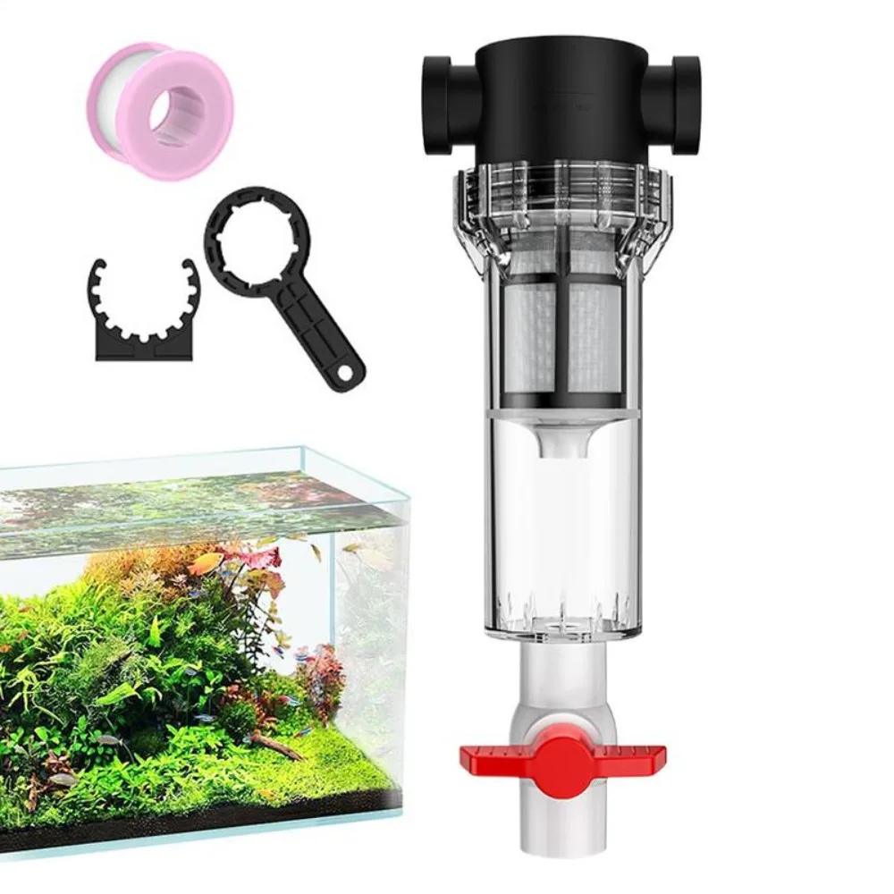 Aquarium Filter Built-in Precision Filtration Aquarium Filter Feces Separator with Efficient Separation Filtration System For