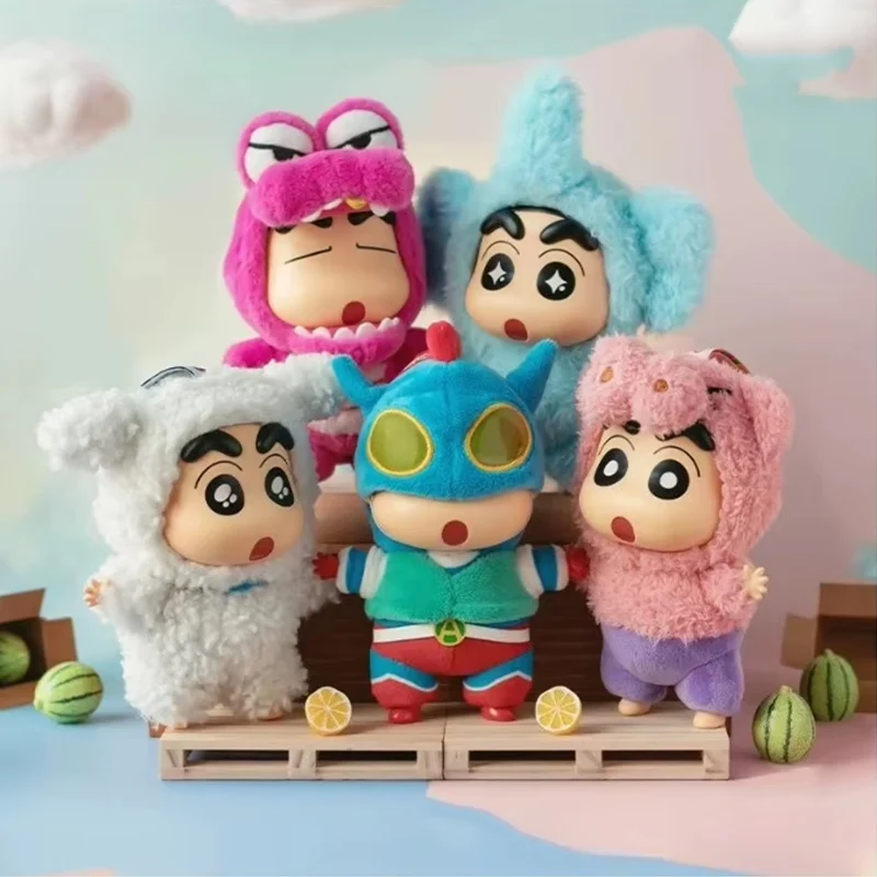 

In Stock Crayon Shin-Chan Blind Box Costume Party Series Vinyl Doll Anime Action Figure Mystery Box Collection Model Toy Gift