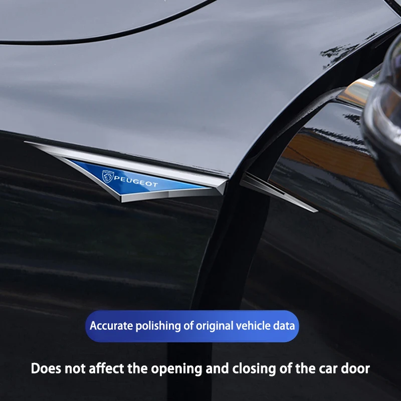 سيارة ملصق شارة معدنية ثلاثية الأبعاد شفرة الزخرفية نمط اكسسوارات ل جديد بيجو 206 208 207 3008 308 2008 107 508 607 106 406 407