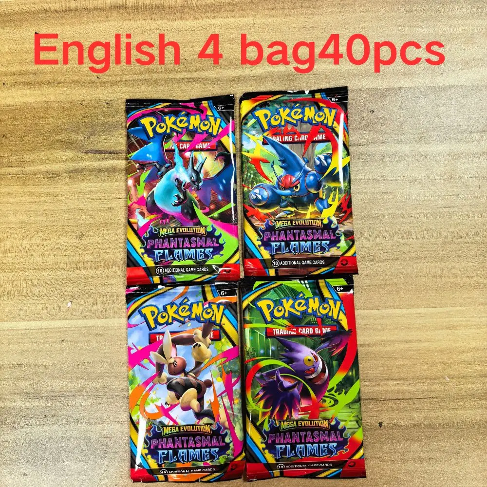 40 stuks Pokemon-kaarten GX Vmax EX Mega Origin Brilliant Stars Card Shining Game Collection Battle Transaction Card Vakantiegeschenken