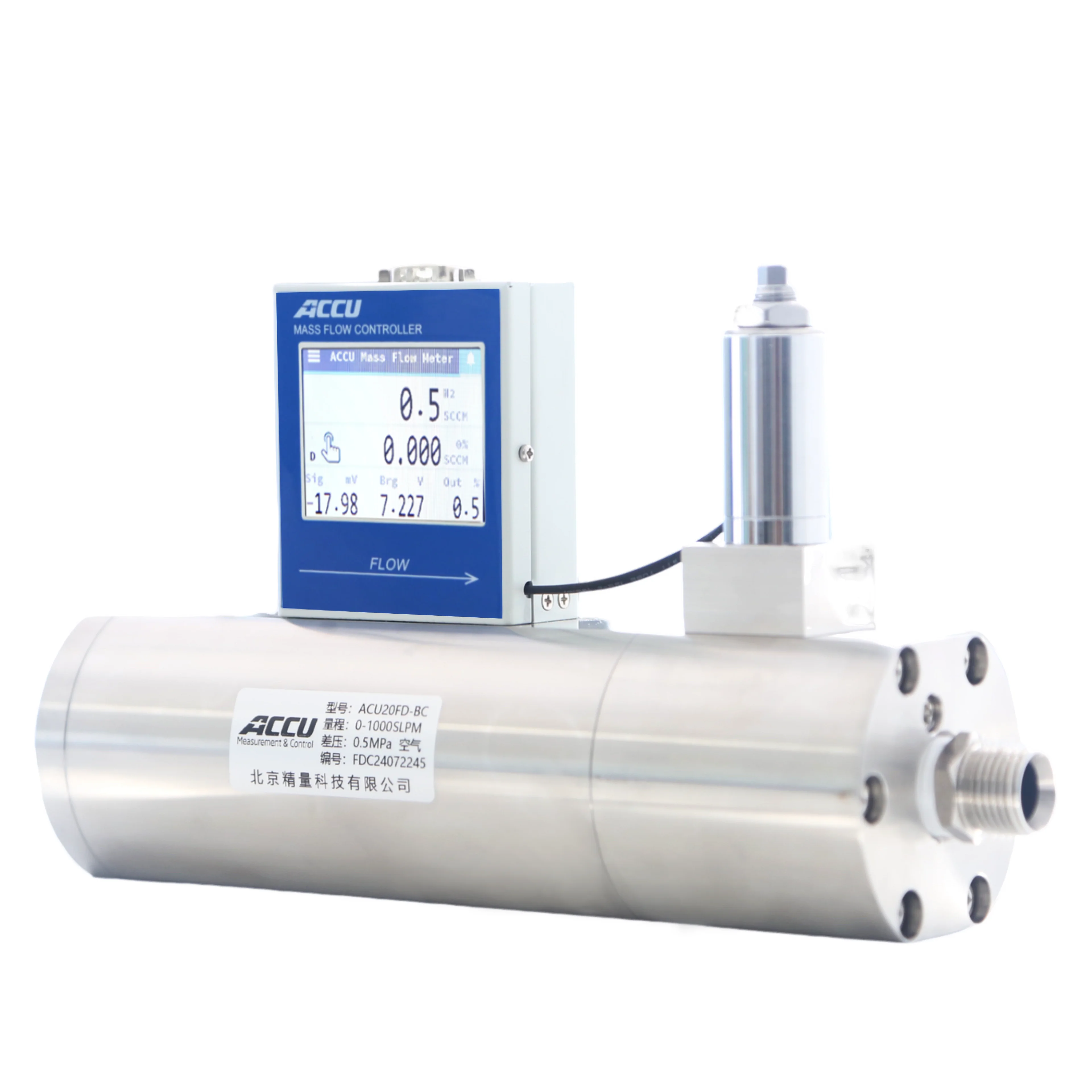 

Own Brand N2 Nitrogen Gas Mass Flow Meter Micro Gas Flow Meter With Controller With Best Brand
