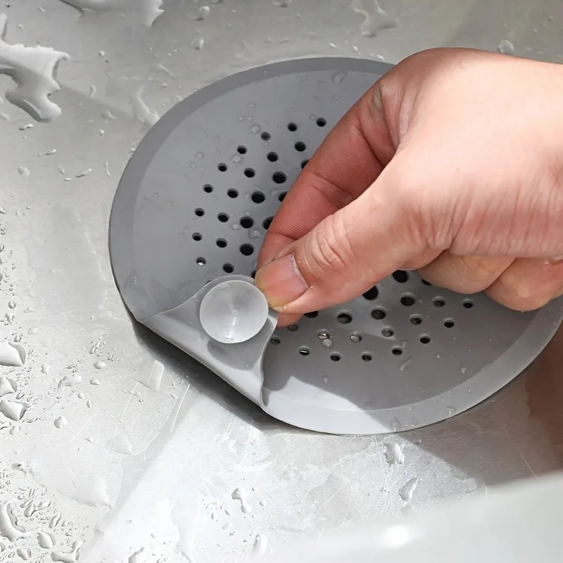 Versatile Hair Catcher for Clog-Free Drains, Easy Clean & Durable Kitchen Bathroom Strainer