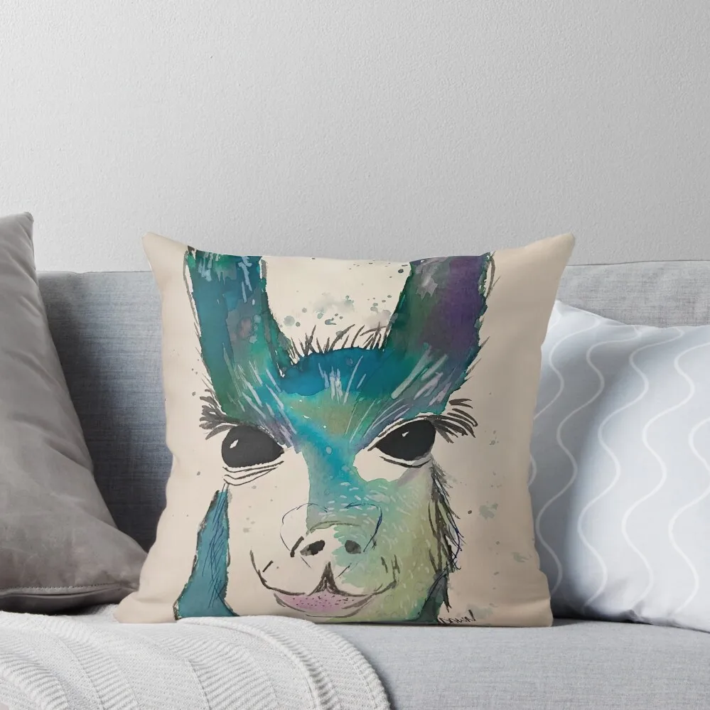 

Dali Llama Throw Pillow Sofa Cushions Cover ornamental pillows for living room Room decorating items Anime pillow