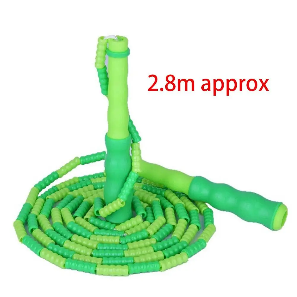 Adjustable Length Segmented Fitness Jump Rope Signable Soft Bead Soft Bead Skipping Rope No Knots Slim Body Jumping Rope