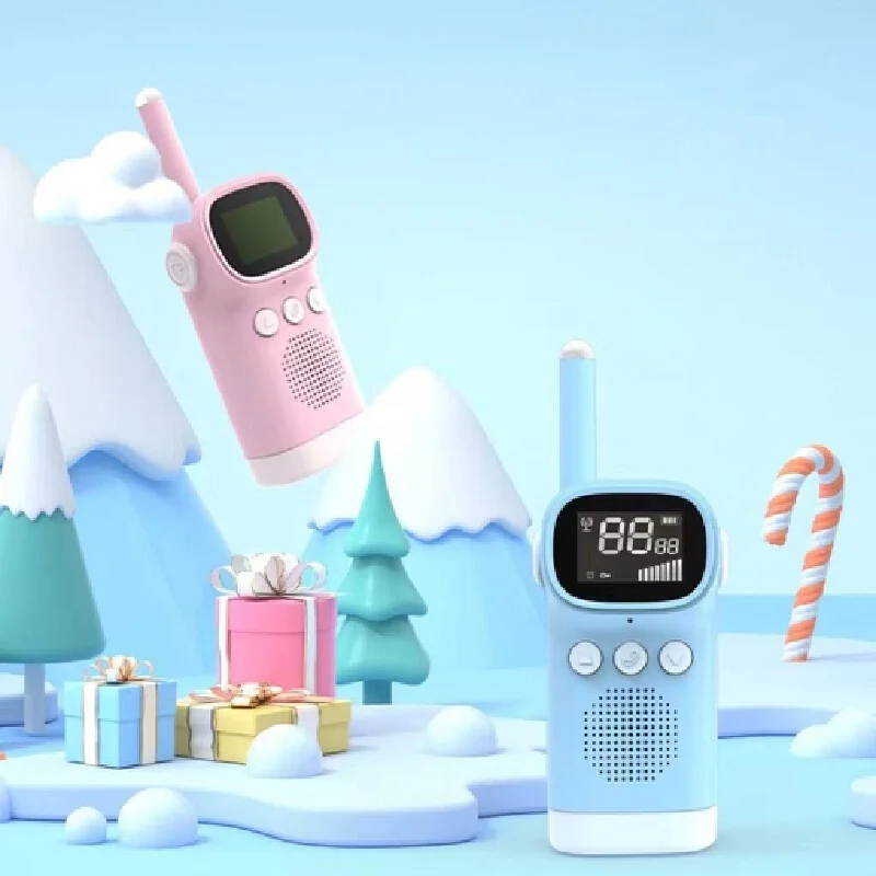 Brinquedo educativo pai criança bonito dos desenhos animados sem fio walkie talkie longo alcance 3000 metros melhores presentes para amigo o melhor presente