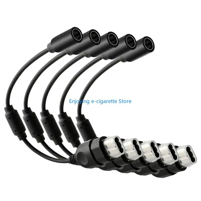 Flexible PVC Game Controller Connection Cable, 28 Black USB Breakaway Cord for Routine Daily Controller Use Y4QF