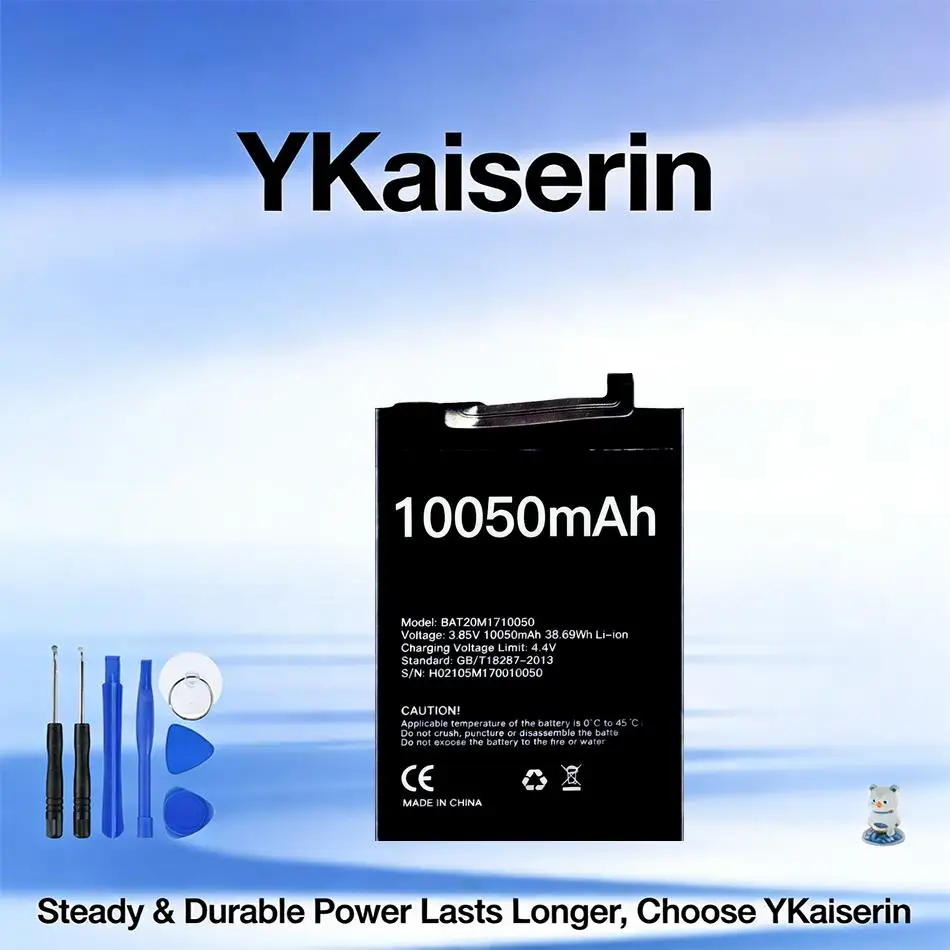 Mobile Phone Battery BAT20M1710050 High-Capacity 10050mAh For Doogee S59 Pro