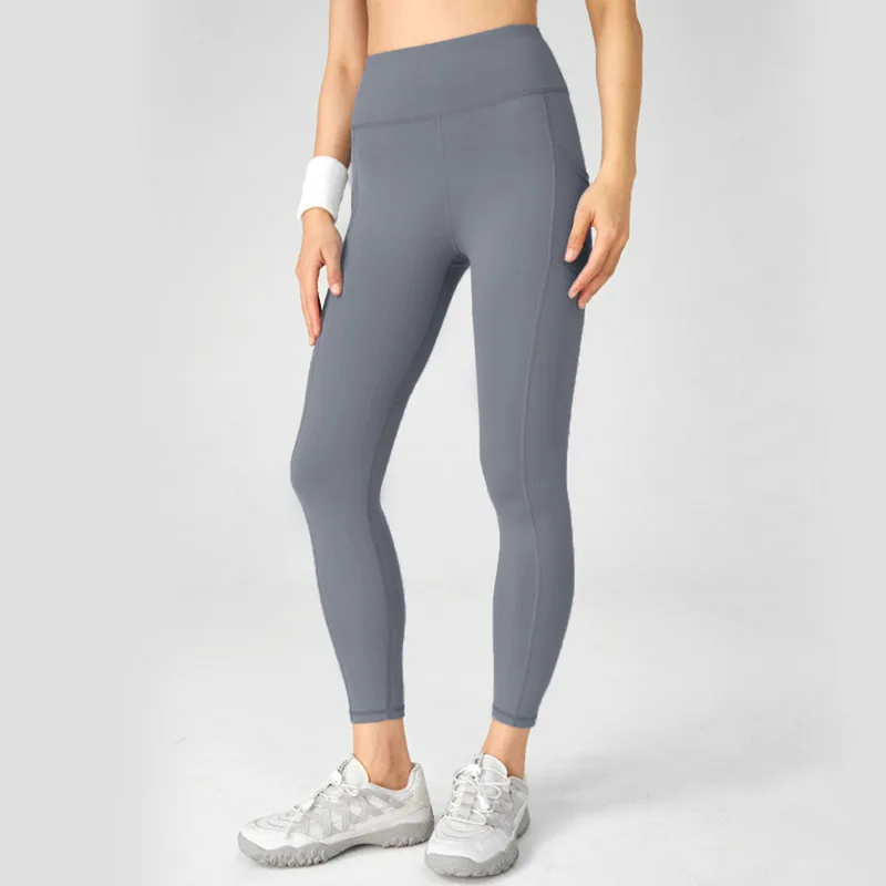 High Waist Yoga Pants Women Mesh Pocket Leggings Butt Lifting Tummy Control Running Gym Tights Sports Female clothing