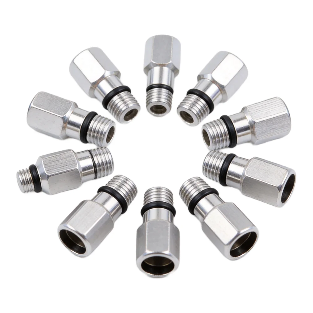 Aluminium Alloy Connectors Bike Hydraulic Tools Lightweight Aluminum Alloy Multiple Connector Screws Bike Hydraulic System Parts