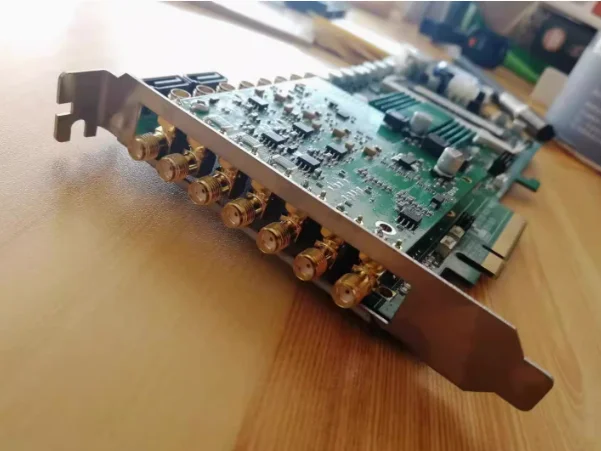 For PCIE FPGA high-speed data acquisition card signal generated 16-bit 4-channel ADDA development board