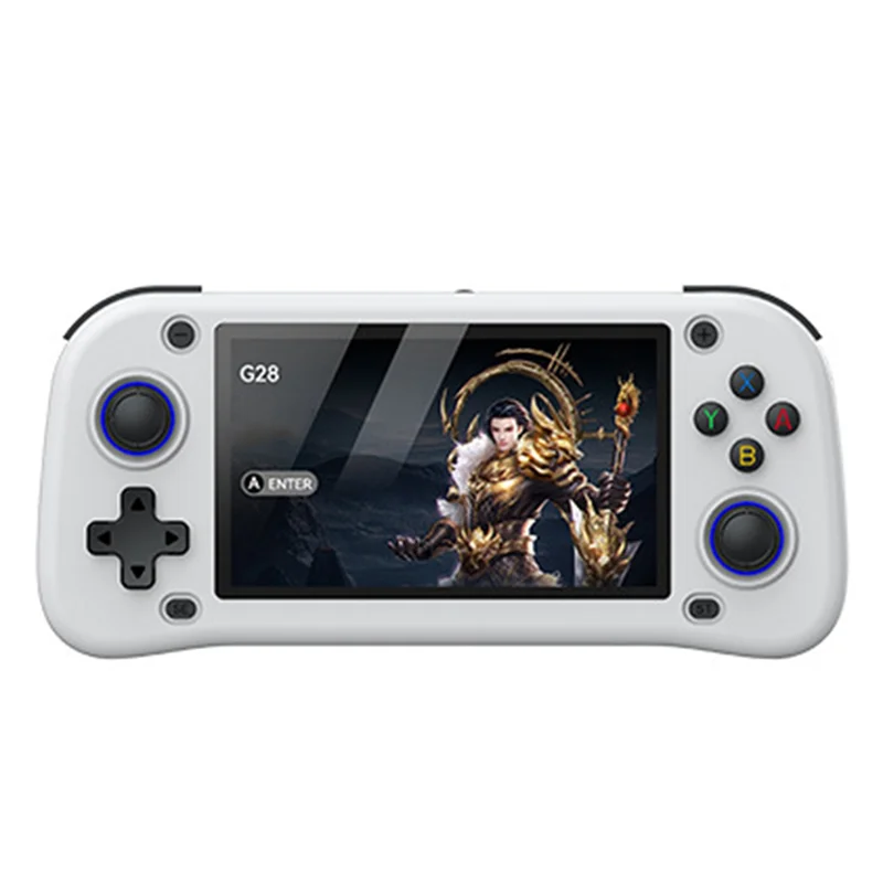 B48A G28 Retro Handheld Video Game Console 64GB 10000+Game 4.3 Inch Screen Linux Pocket Player For PSP/PS1/N64 Simulator C