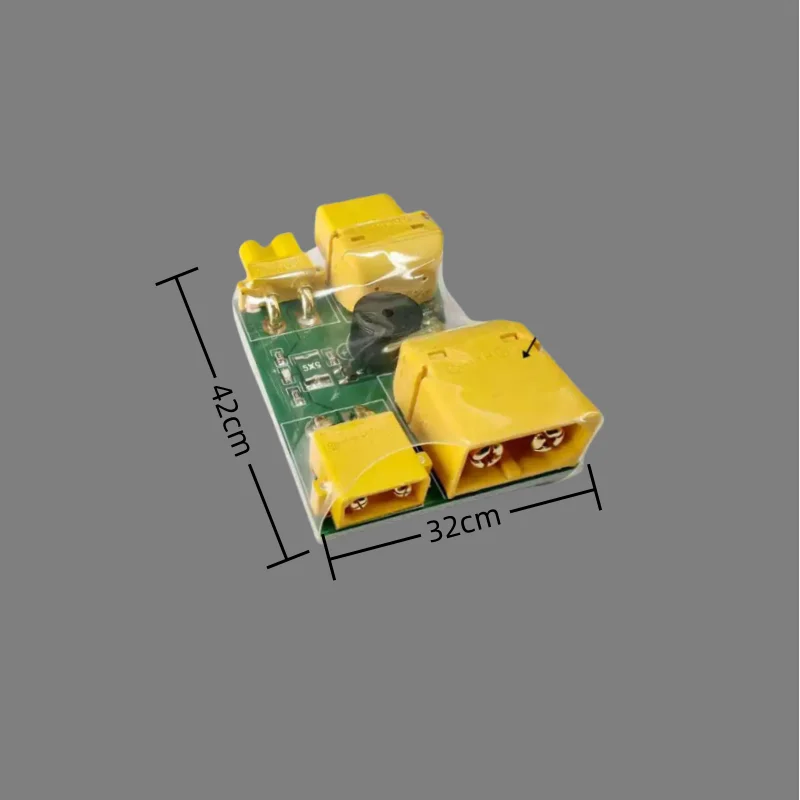 Model aircraft XT30 XT60 fuse short-circuit protector, quadcopter installation test plug horn alarm