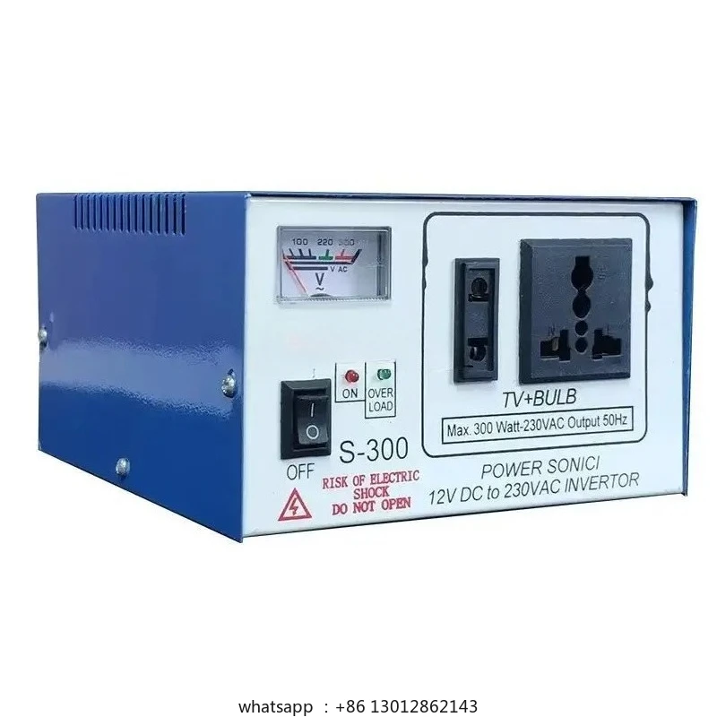 

LLL 300va Solar Inverter Dc to Ac 12v to 220v Car Inverter off Grid System Square Wave Solar Inverter with AC Interface