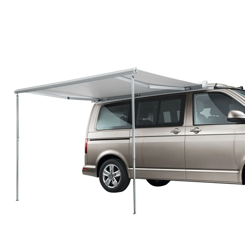 

Motorized 12V Electric Awning for Caravan Camper Sprinter Van - Black Waterproof Outdoor Shelter