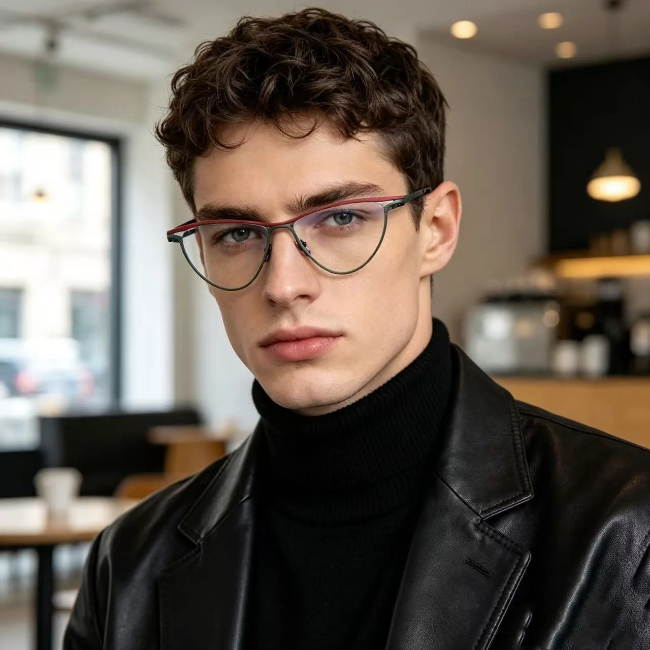 Titanium Alloy Glasses Frame for Men Women Design Retro Vintage Eyeglasses frames High Quality male Eyewear