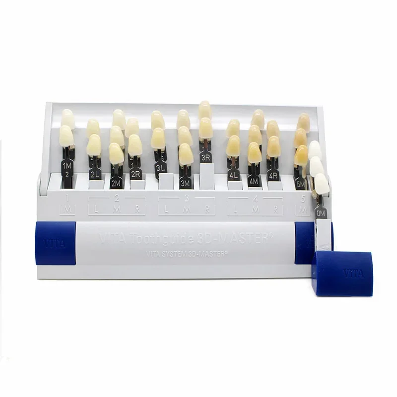 

1Box Colorimetric Plate VITA 29 Colors Toothguide 3D Master Dental Bleach Dentistry Clinic Shade Guide Teeth Whitening Comparing