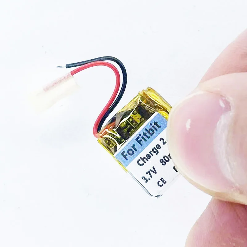 يستبدل الأصلي بطارية 80mAh LSSP411415 لشحن Fitbit 2 Charge2 ساعة ذكية بطاريات بطاريات AKKU