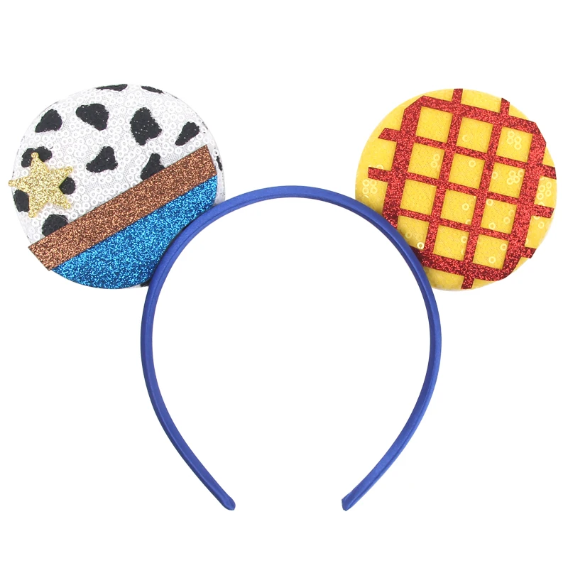 HEROCROSS Mickey Mouse Headband Toy Story Hair Accessories Women Woody Buzz Lightyear Headbands for Girl Ears Alien Headband Kid