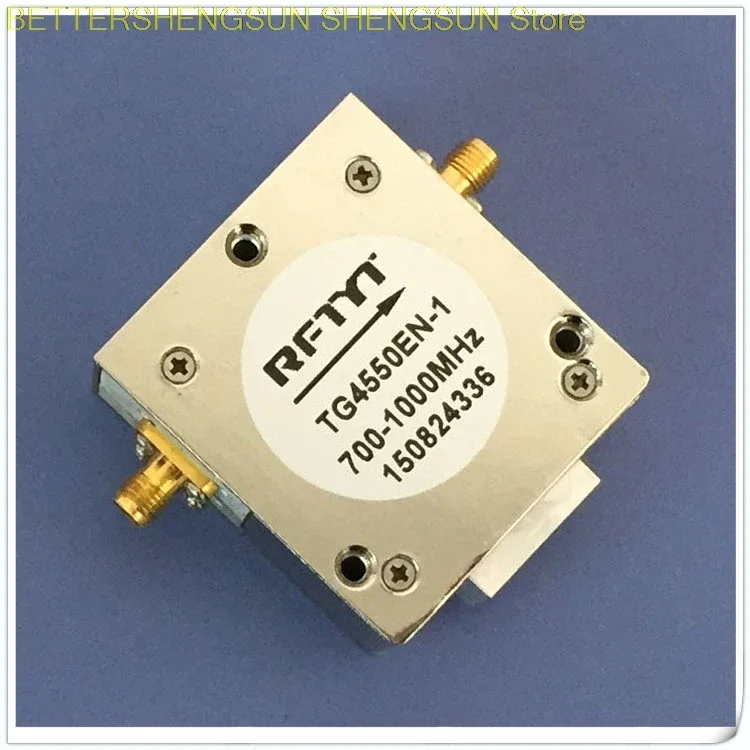700-1000MHz broadband coaxial SMA joint one-way transmission function ferrite RF isolator