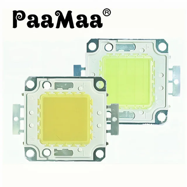 Koraliki LED Chip Beads 100W 50W 30W 20W 10W 30-32V Podświetlenie Lampy diodowe Zimna biel Ciepła biel Matryca LED Do majsterkowania Żarówki LED Flood Light