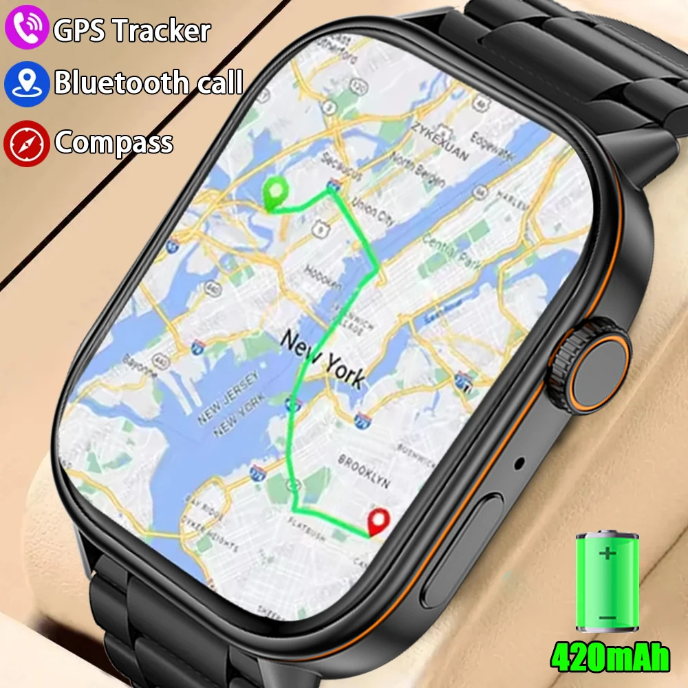 

2025 New Original 2.01"HD screen Full Screen touch Watch Women Always Show Smartwatch GPS Tracking Custom Dial Ladies Smartwatch