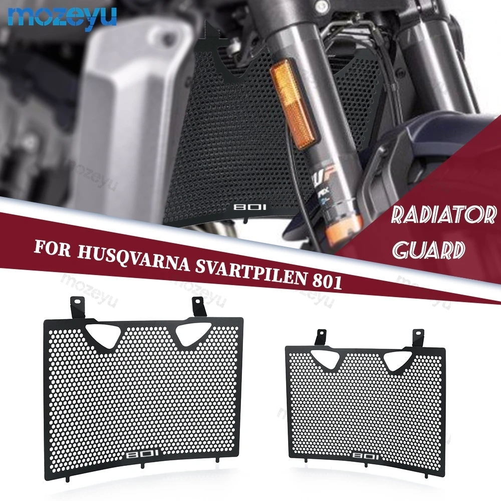 

For Husqvarna Svartpilen 801 Vitpilen 801 T5-5754 2024 2025 2026 2027 Radiator Grille Guard Aluminium Motorcycle Accessories