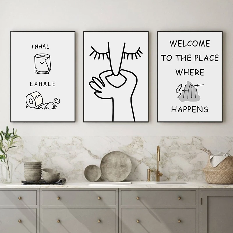 Double Toilette Humour Une Décoration Originale pour Vos WCs