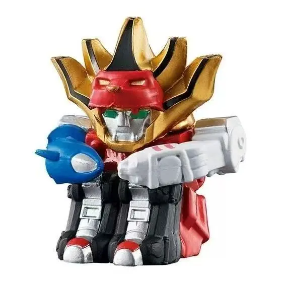 Bandai cápsula brinquedos super sentai robô grande besta dentes divinos latidos rei haokuai wang dalian rei anime modelo brinquedos presentes