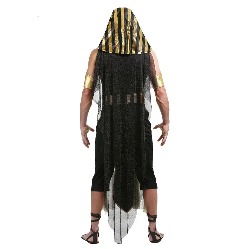 أزياء الهالوين مصر القديمة الفرعون المصري للرجال الملك كليوباترا الملكة تأثيري كرنفال حفلة القرون الوسطى زوجين فستان الحفلات