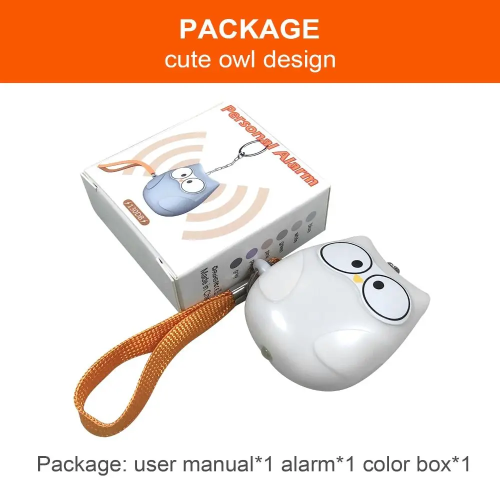 Pocket Anti-attack Self Defense Alarm Anti-Wolf 130dB Anti-wolf Alarm Loud Security Protect Alert Girl