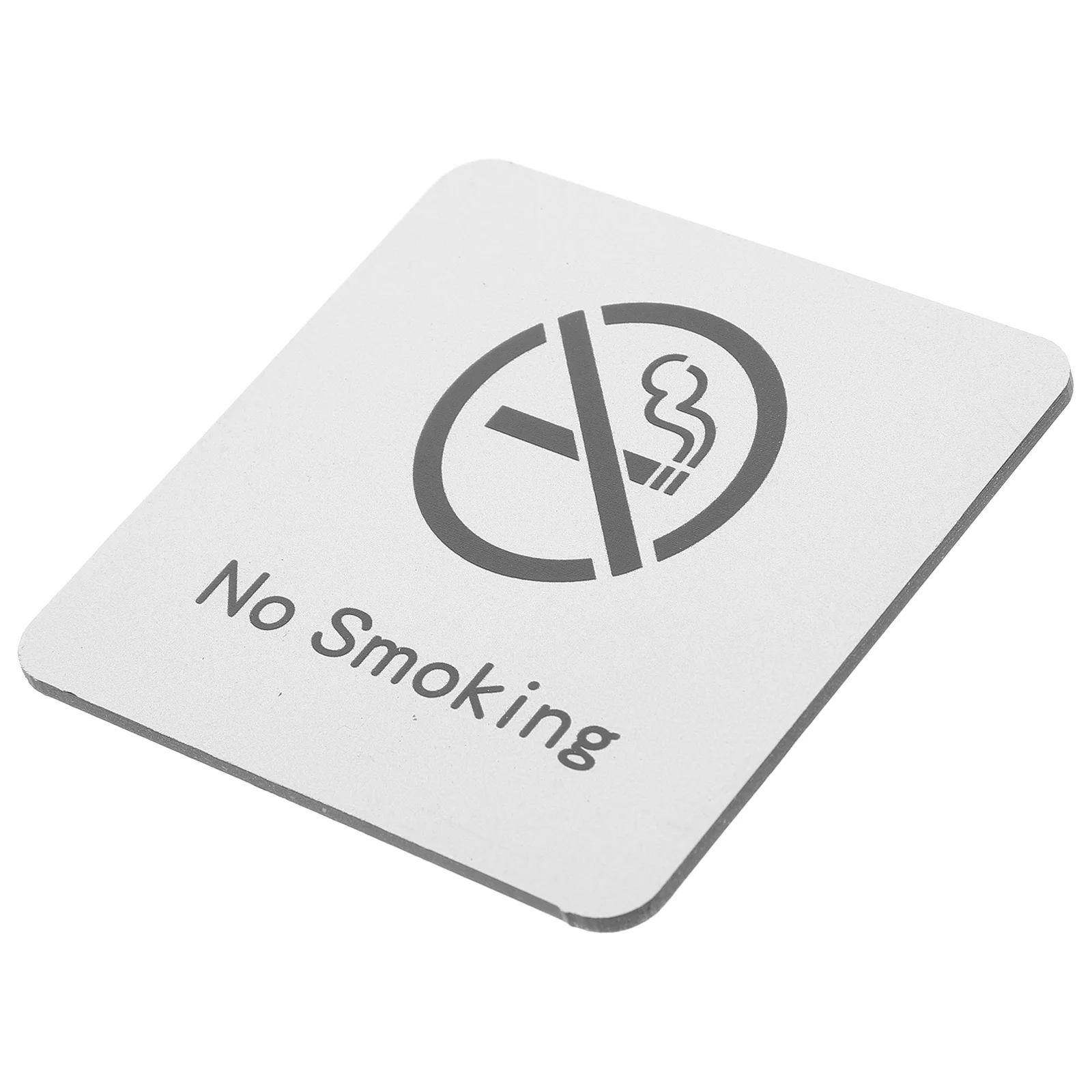

No Smoking Sign for Car Bathroom Rules Wall Decor Door Tips Signs Home Aluminum Composite Panel Business Office