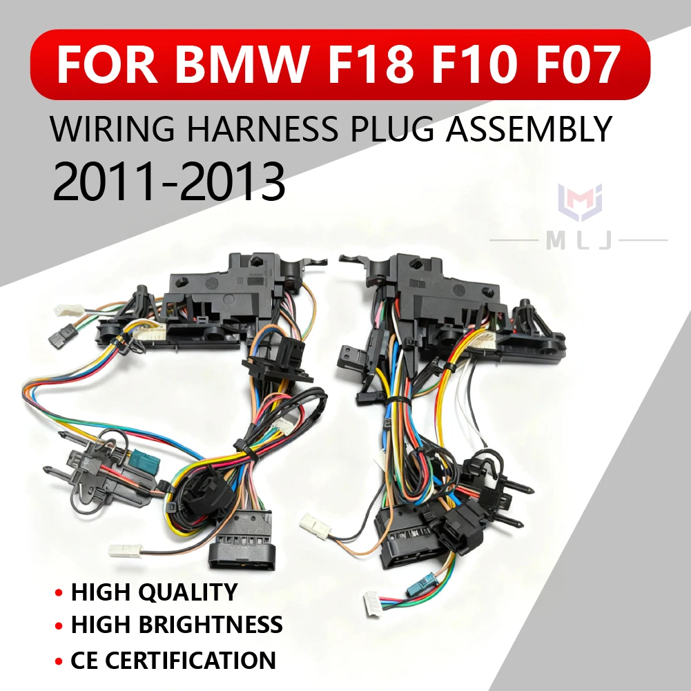 Applicable to 2010-2013 BMW 5 Series F10 F11 F18 GT with AFS headlight internal wiring harness plug wiring harness assembly