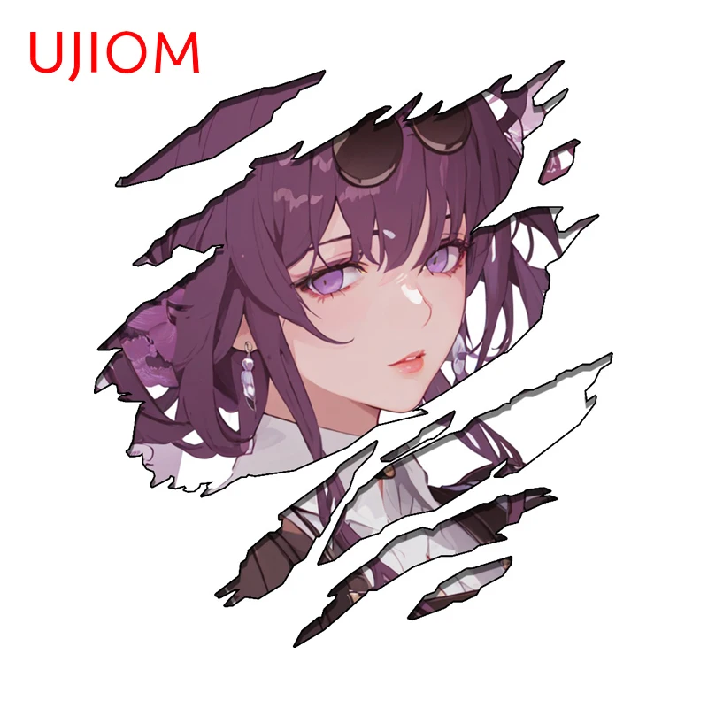 UJIOM Honkai Star Rail Game Character Kafka Wall Sticker Enchanting Amusing Window Decal Innovative Room Decoration Accessories