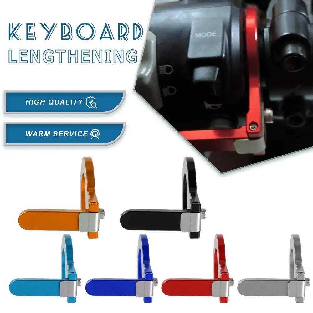 

For CFMOTO CF MOTO 800NK 650NK 250NK 250CLX 300NK 250SR 300 SR MT03 Motorcycle Horn Switch Extender Extension Button Accessories