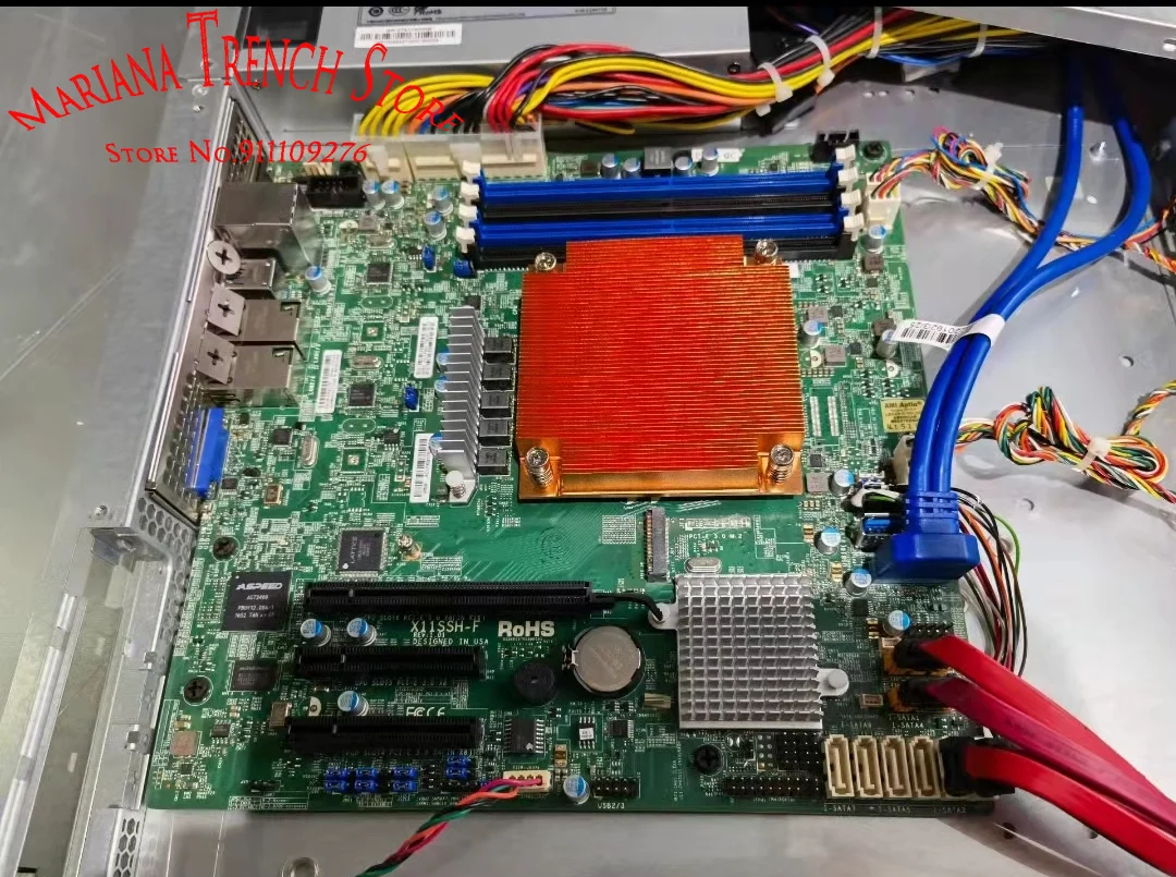 

X11SSH-F для материнской платы Supermicro LGA1151 E3-1200 v6/v5 процессор 7/6 Gen. Core i3 Series M.2 GbE LAN