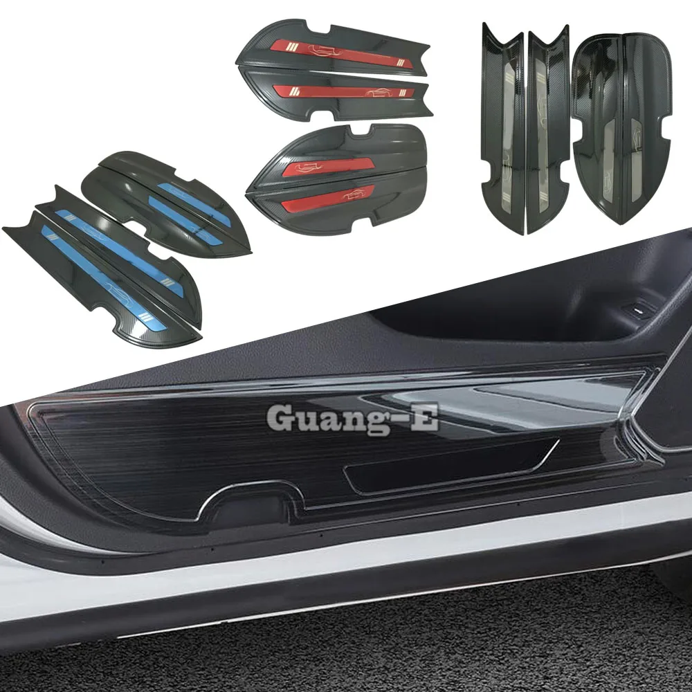 

Car Stainless Steel Inner Side Door Cover Anti Kick Frame For Honda Accord 10th 2018 2019 2020 2021 2022 2023 Part Trim Panel