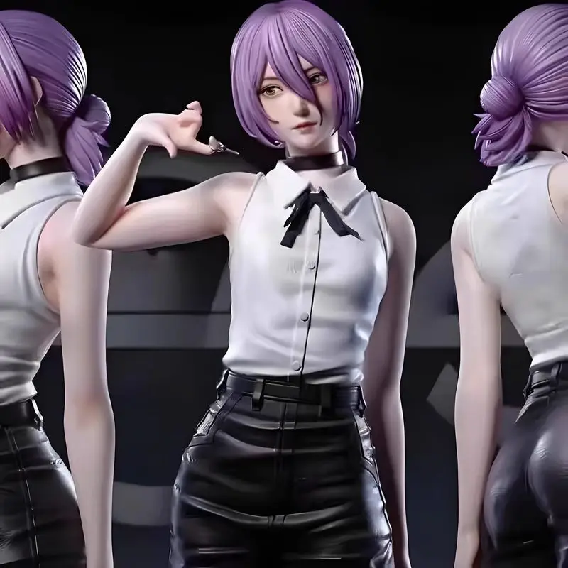 Chainsaw Man Reze Bomb Devil Anime Figure Standing Pretty Girl Statue Ornament Desktop Decoration Collectible Gift For Fans view 5