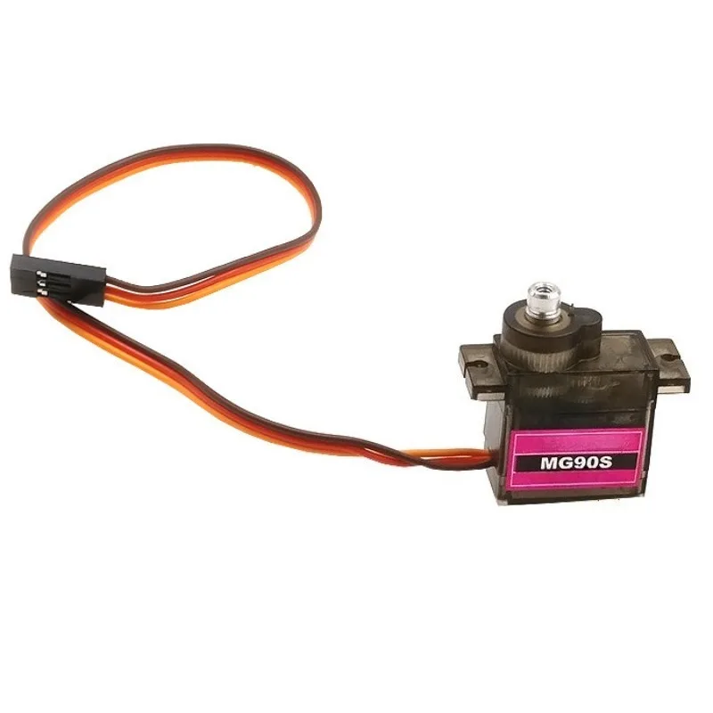 MG90S Metal Gear Micro Servo Motor, 1.8kg/cm Torque for RC Helicopter Airplane Car