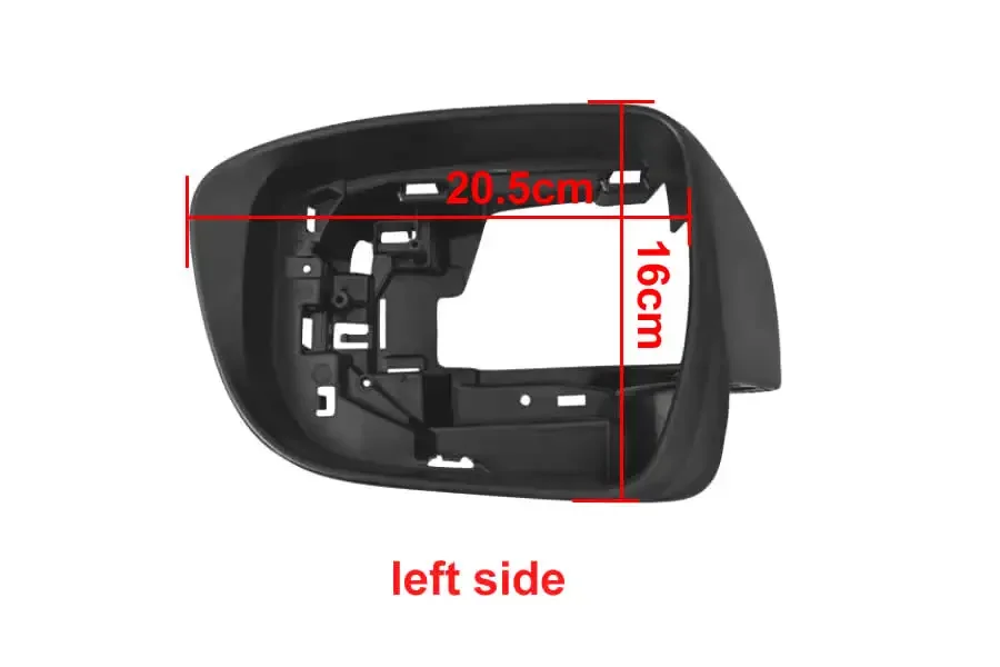 For Nissan X-Trail / Qashqai 2014 -2022 No Camera Car Accessories Outer Rearview Mirror Frame Side Rear View Mirrors Cover