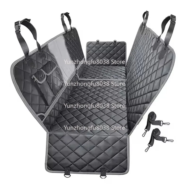 

Автомобиль для собак, сверхмощный прочный гамак для домашних животных на заднем сиденье, водонепроницаемый устойчивый к царапинам гамак для собак для автомобилей с боковыми чехлами