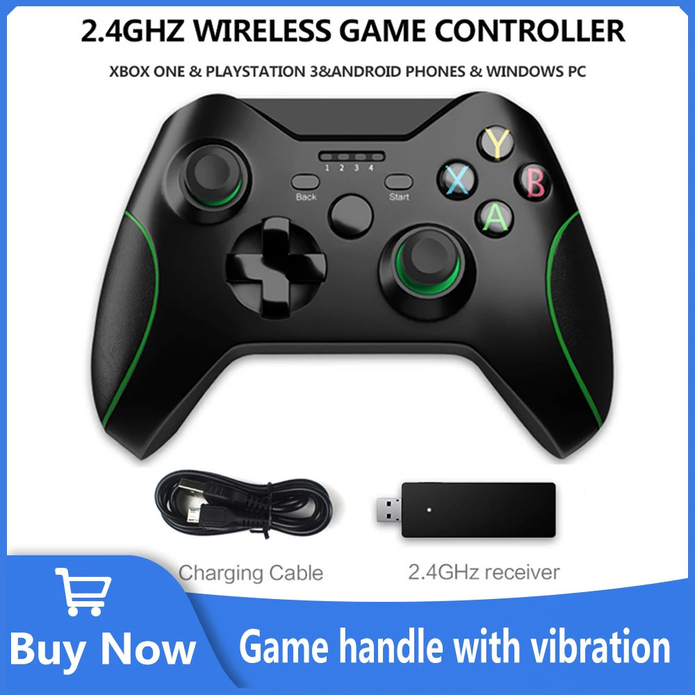 2.4Ghz Wireless Game Controller for Xbox One Console for PC for Android Smartphone Gamepad Joystick for PS3 Controle Playstation